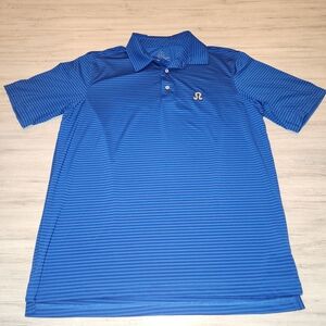 Southern Seam Performance Polo Shirt Men's Blue Size Medium B4